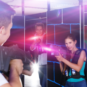 Partie de Lasergame - 20 min